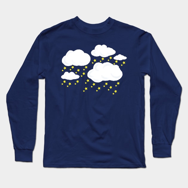 Raining Stars Long Sleeve T-Shirt by ShinyBat